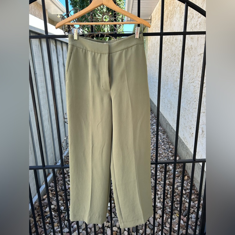 Wilfred Sage Green Elastic Waist Pants